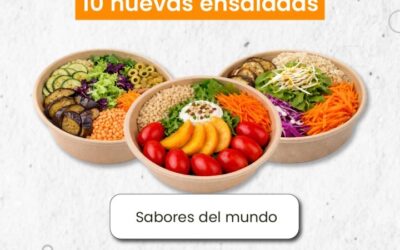 10 nuevas ensaladas en nuestro menú de viandas: más variedad y sabor para tu almuerzo