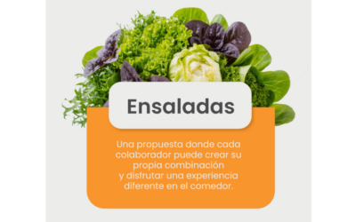 Ensaladas para comedores corporativos: una propuesta fresca, variada y a elección